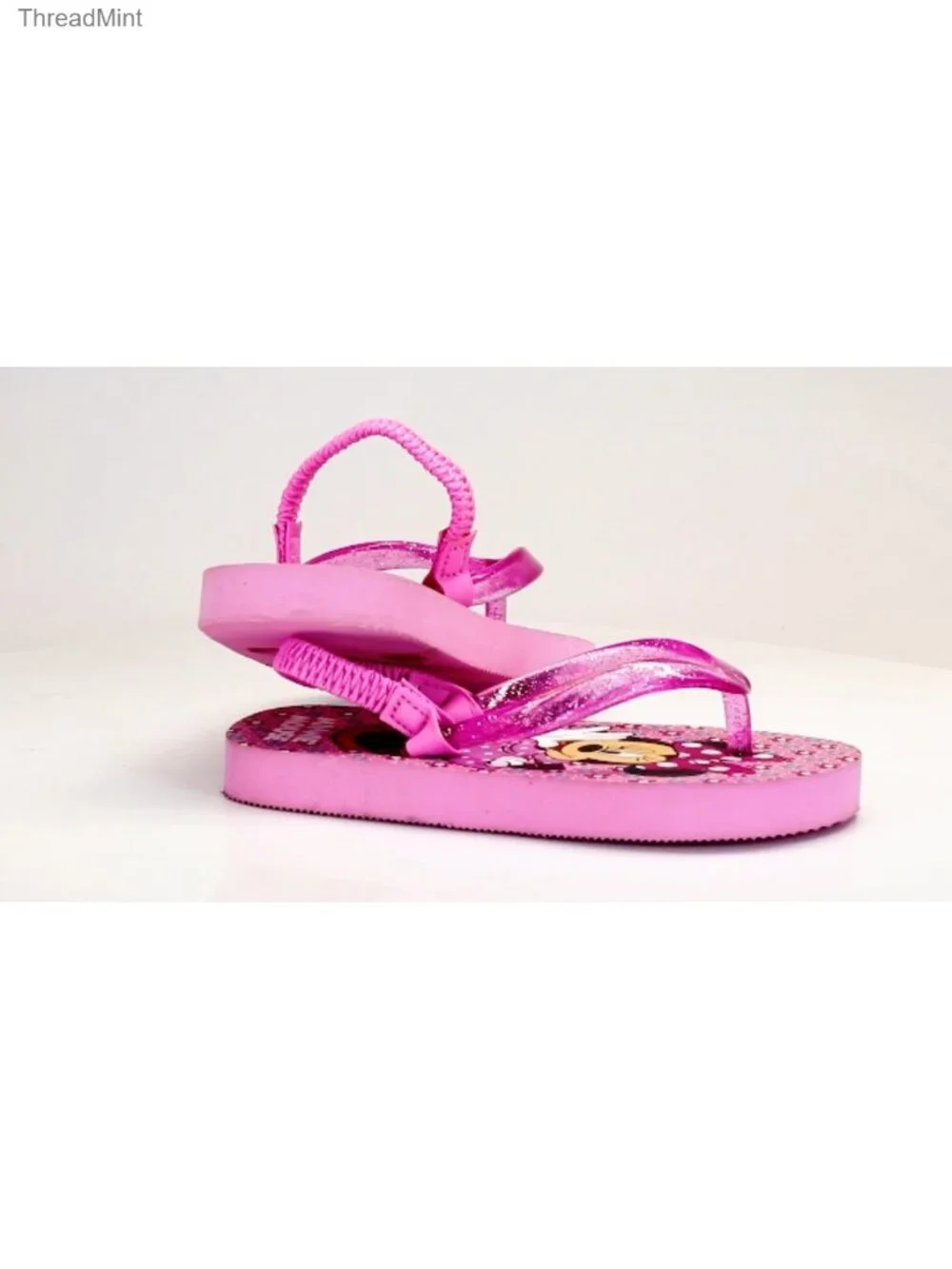 Disney Minnie Mouse Flip Flops Sandals Kids Water Shoes Quick Dry